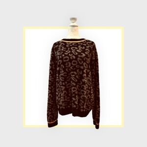 Sweaty Betty - Cozy leopard print sweater